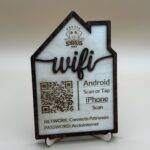 Custom Engraved Home WiFi Sign - Perfect for Airbnb & VRBO Rentals